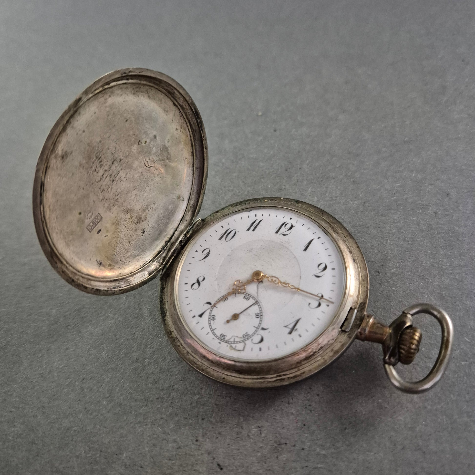 Vintage Taschenuhr Herren Taschenuhr Silber Antik Taschenuhren