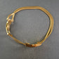 Elegante Damenarmband Uhr in Gold – Schlankes Design mit Quarzwerk