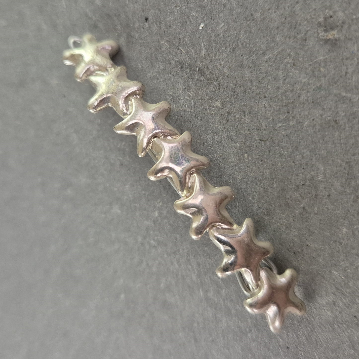 Versilberter Sternen-Anhänger – Stilvoller Akzent für Taschen oder Schmuck