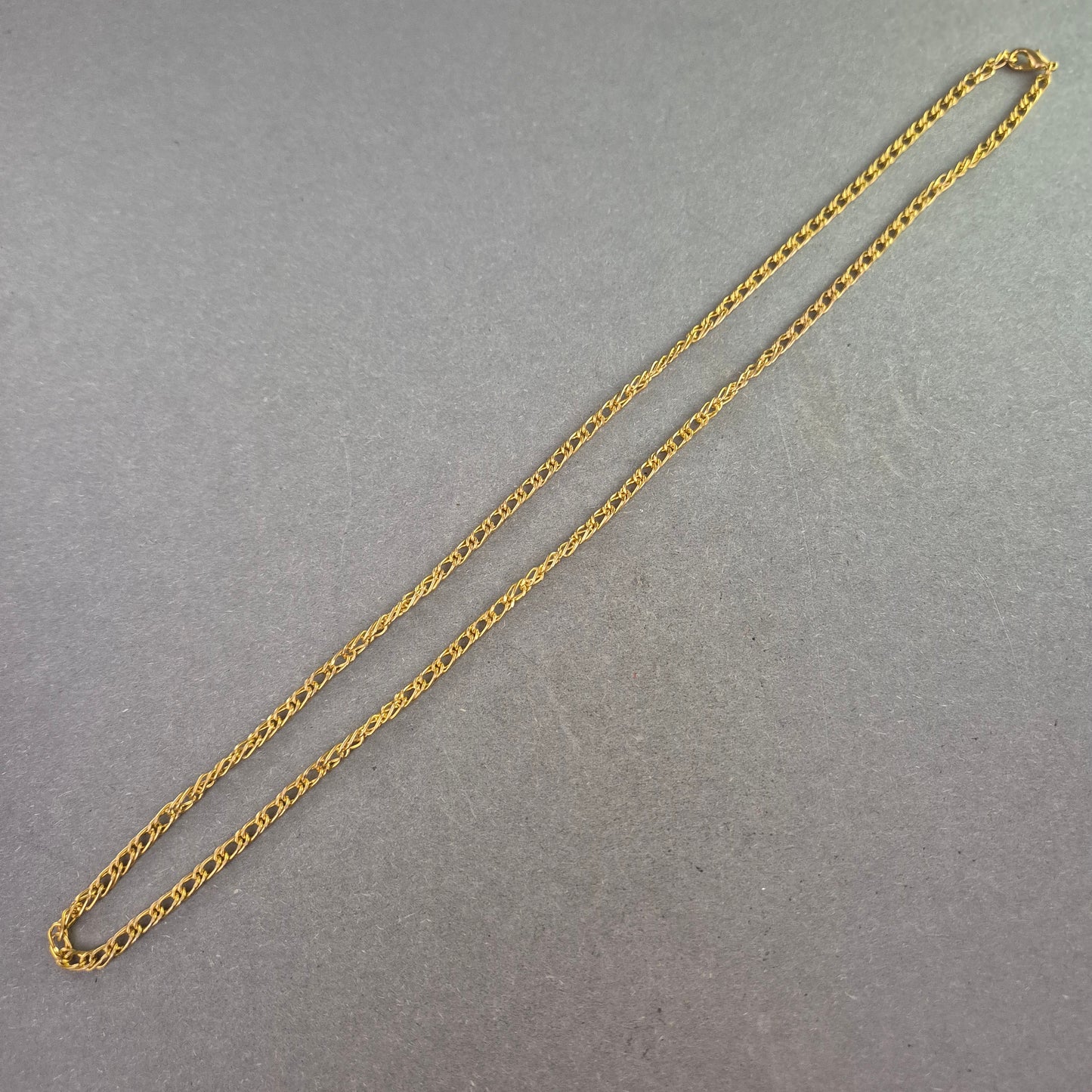 Vergoldete Panzerkette – Klassisches Design mit Karabinerverschluss