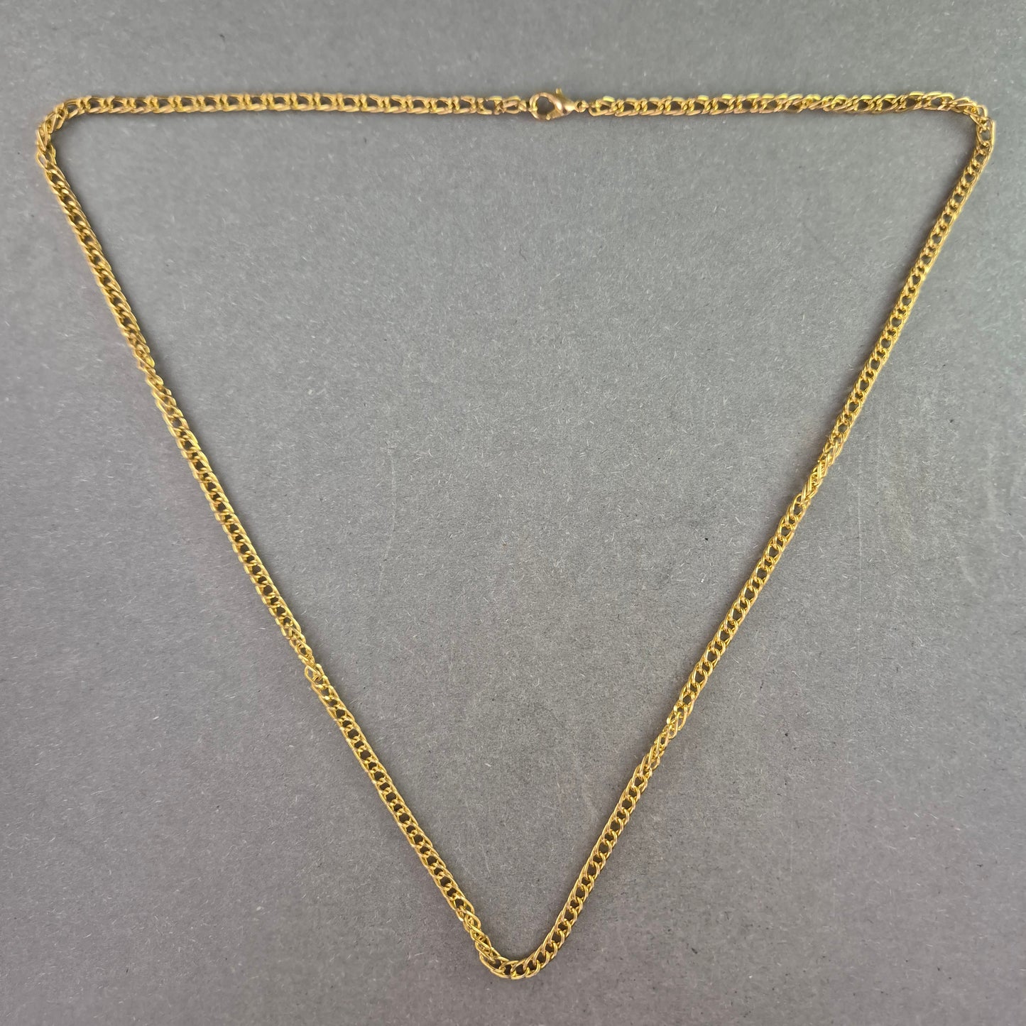 Vergoldete Panzerkette – Klassisches Design mit Karabinerverschluss