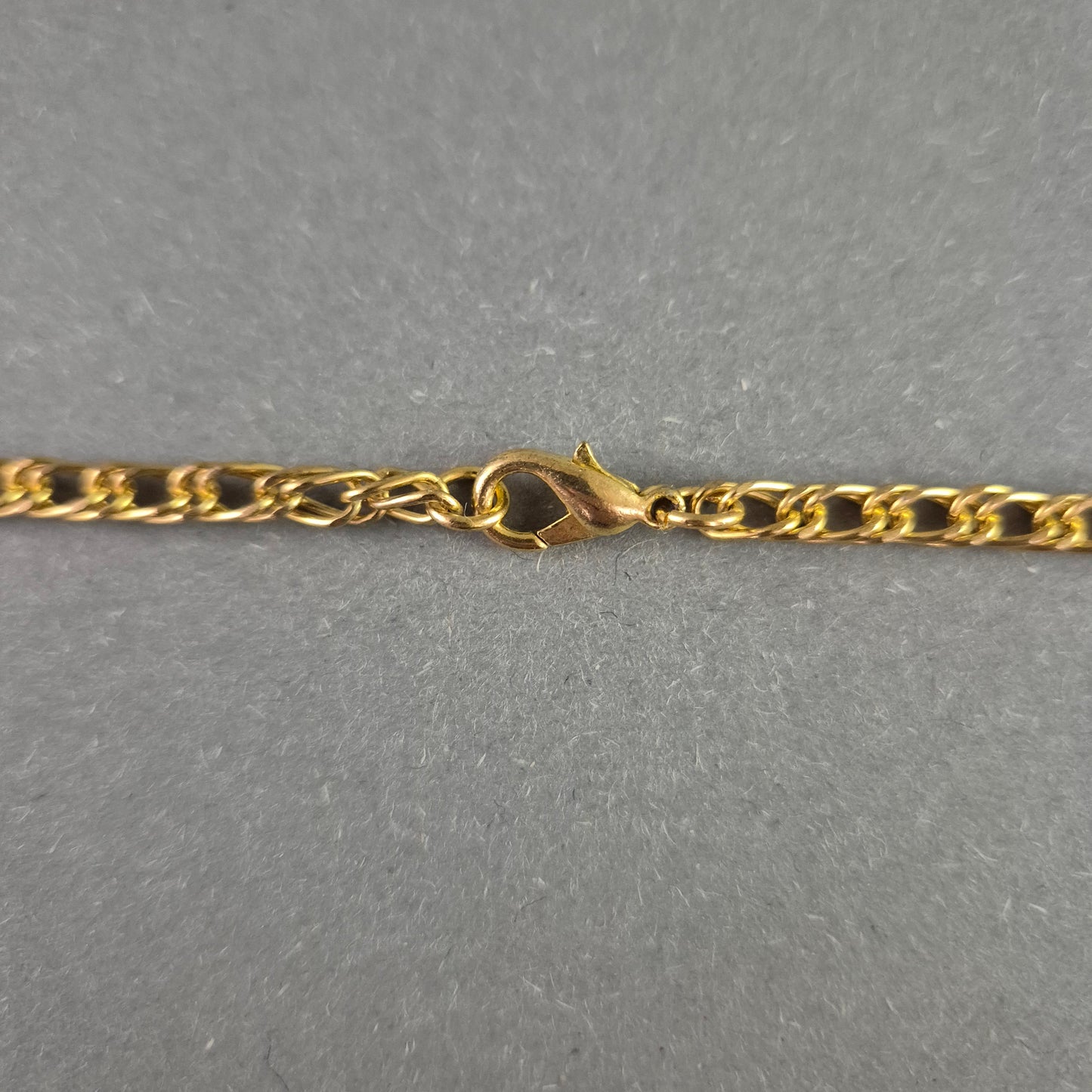 Vergoldete Panzerkette – Klassisches Design mit Karabinerverschluss