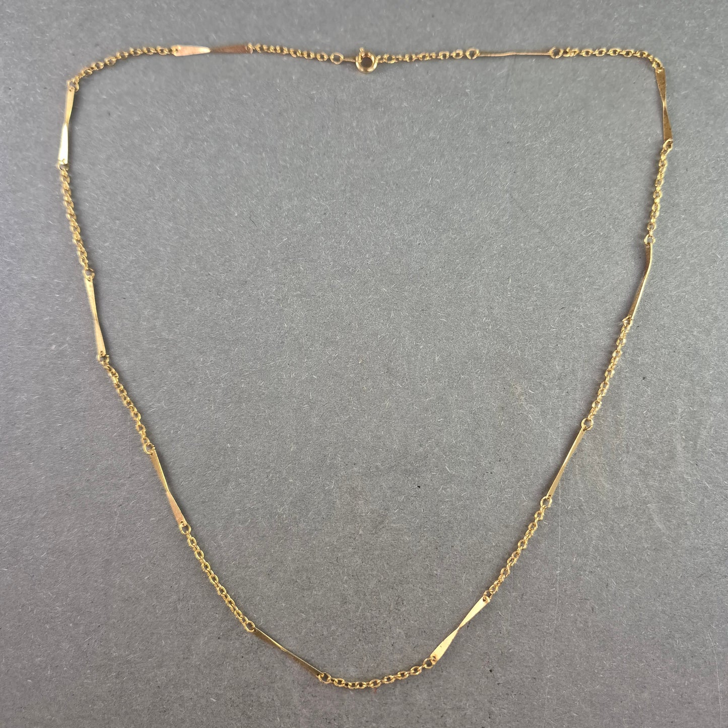 Feine Vintage-Goldkette mit Gliederelementen – Dezent & Elegant