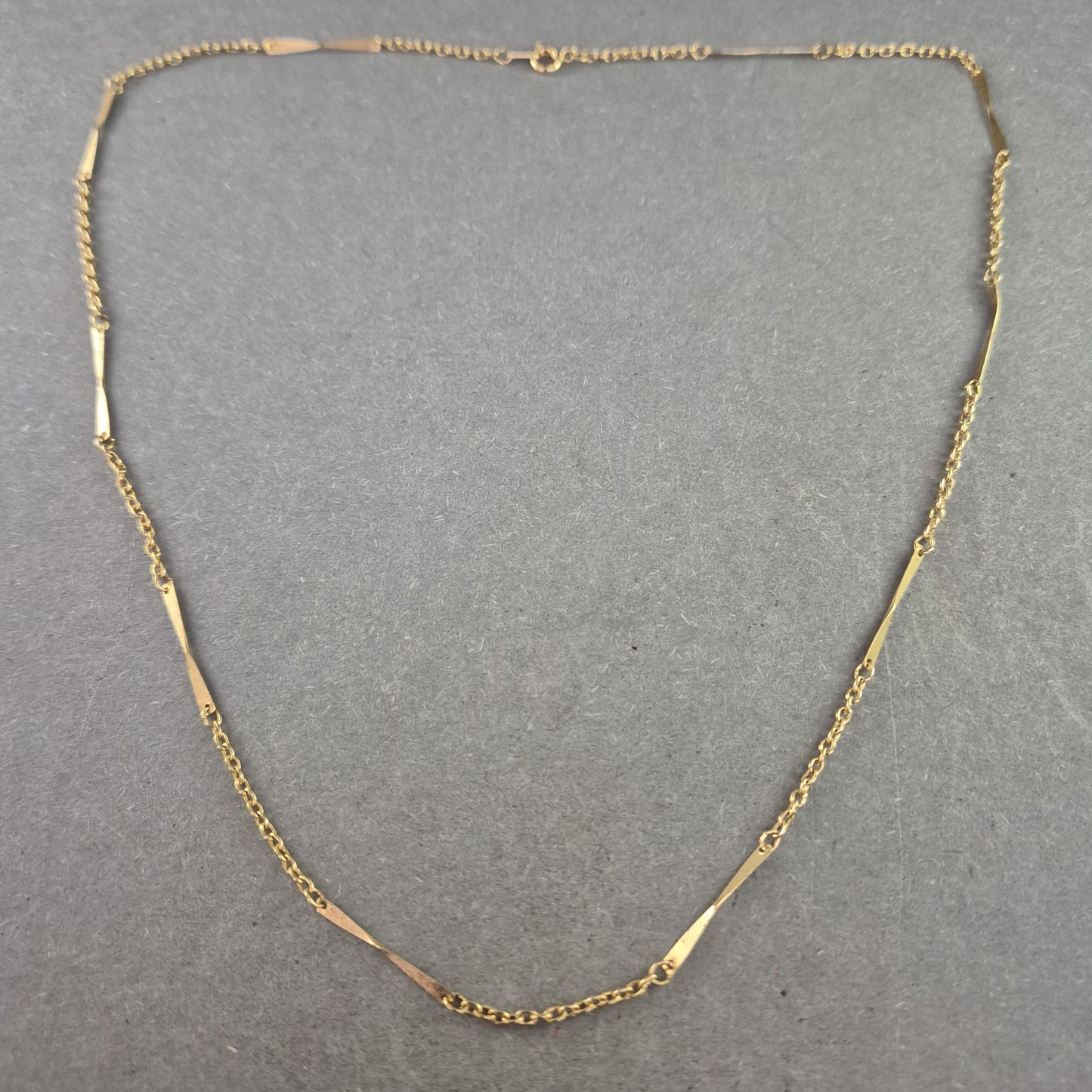 Feine Vintage-Goldkette mit Gliederelementen – Dezent & Elegant