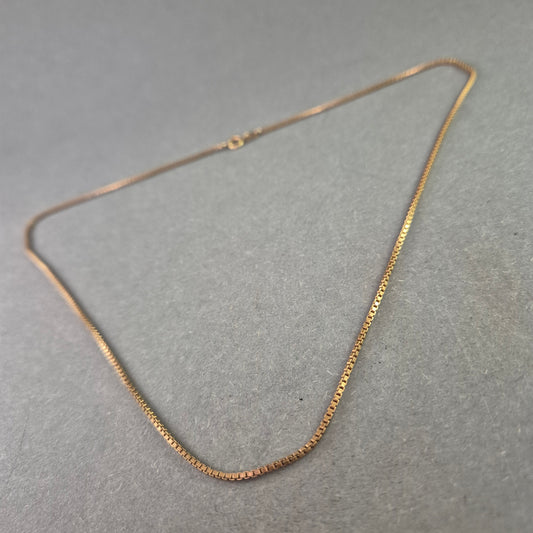 Feine Damen Halskette – Zierliche Modeschmuckkette in Goldoptik
