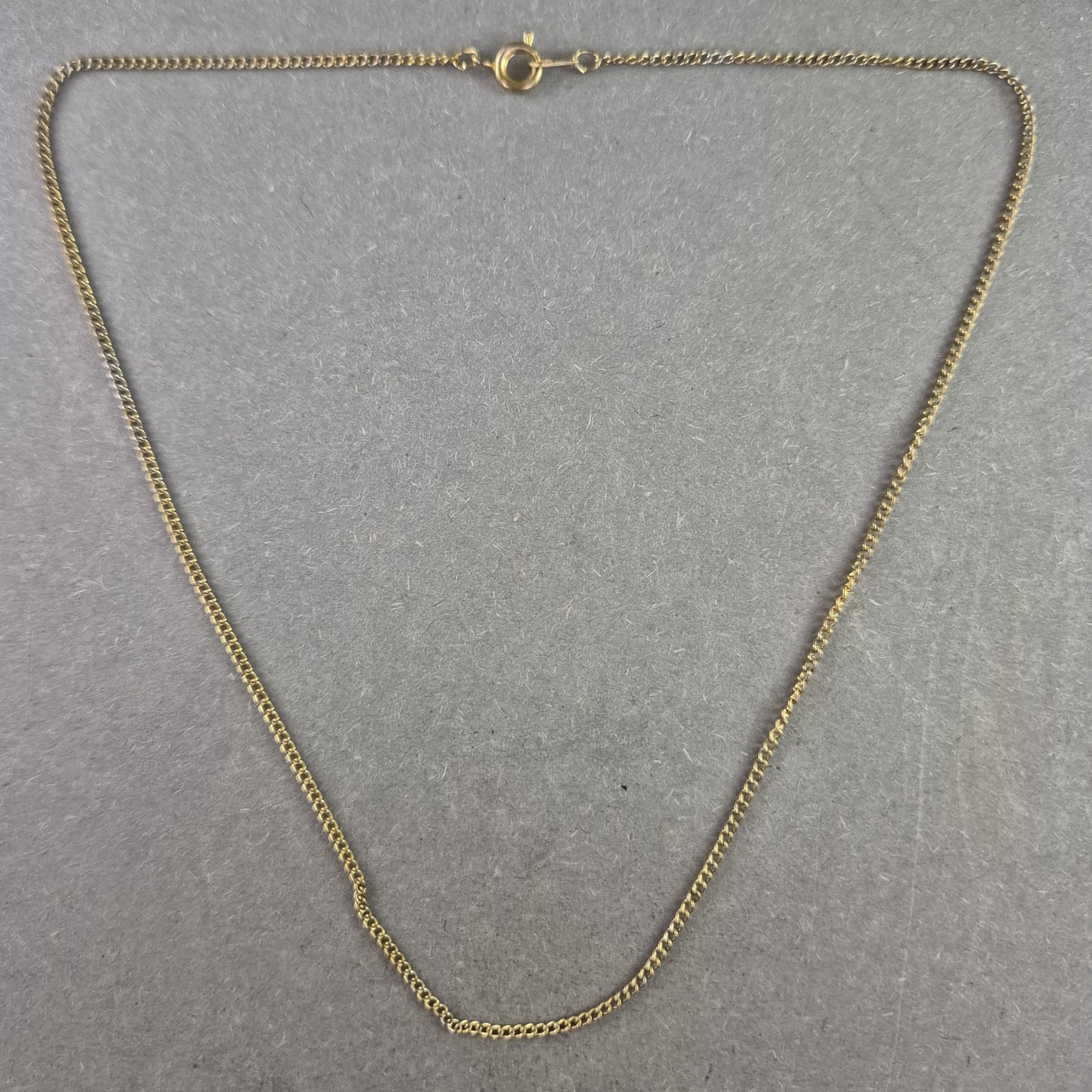 Feine Damen Halskette – Zarte Gliederkette in Goldoptik