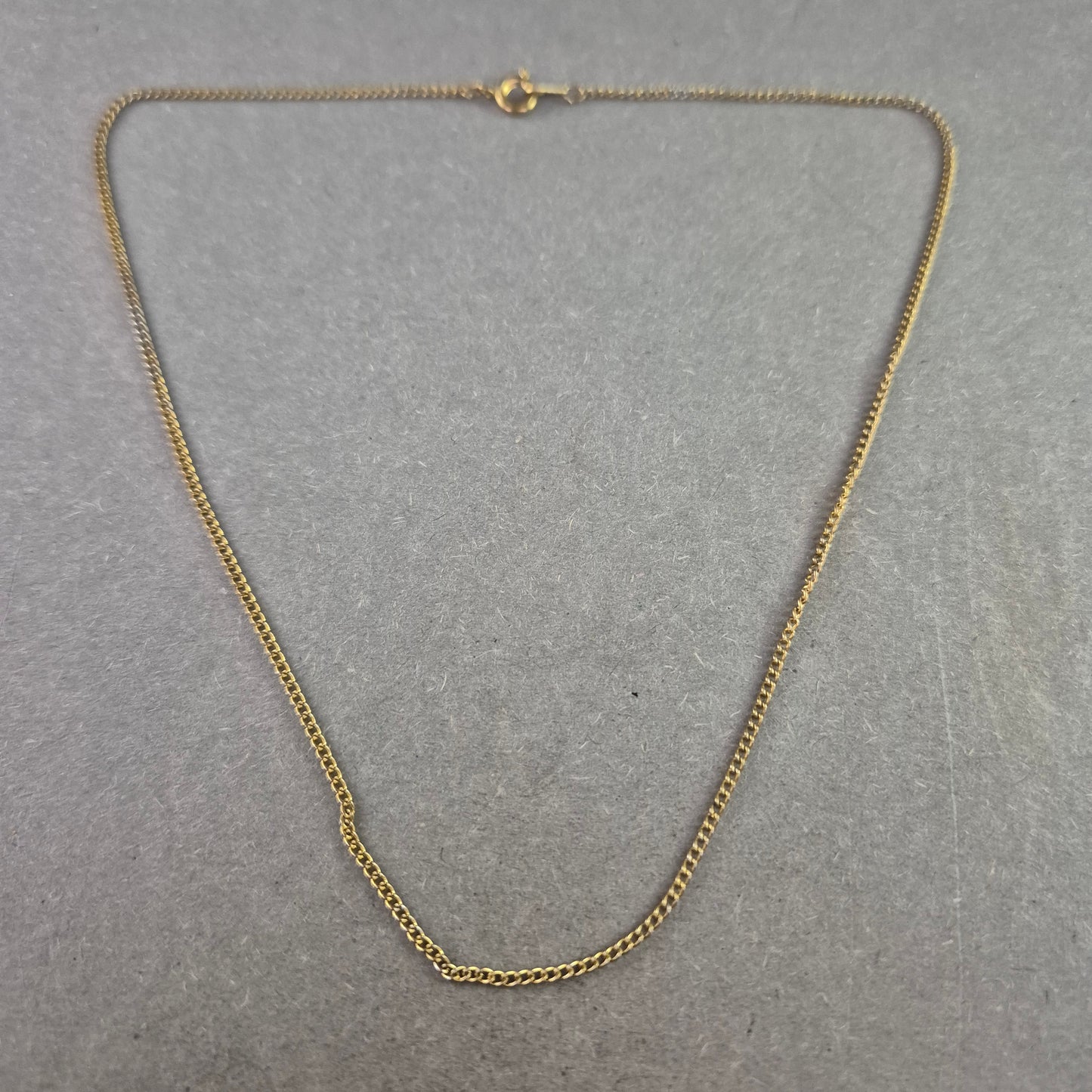 Feine Damen Halskette – Zarte Gliederkette in Goldoptik