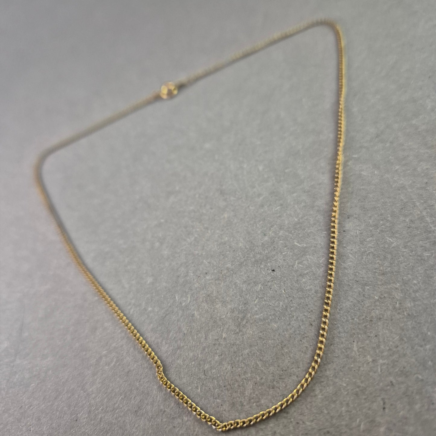 Feine Damen Halskette – Zarte Gliederkette in Goldoptik