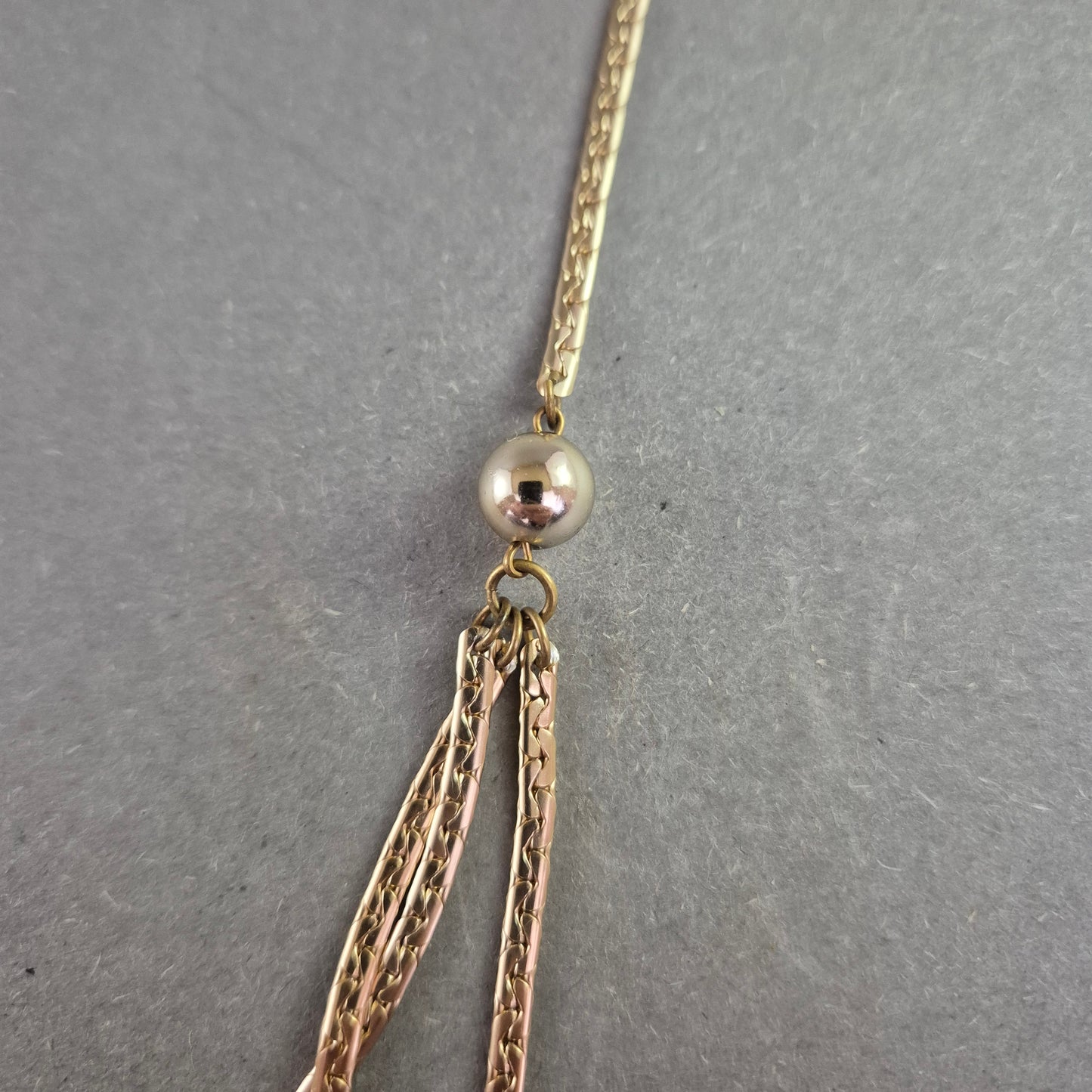 Damen Halskette im Layer-Look – Dreireihiges Design in Goldoptik