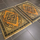 2er Set Orientteppich Perserteppich Handgeknüpfter Us Sarough 77x56cm