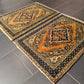2er Set Orientteppich Perserteppich Handgeknüpfter Us Sarough 77x56cm