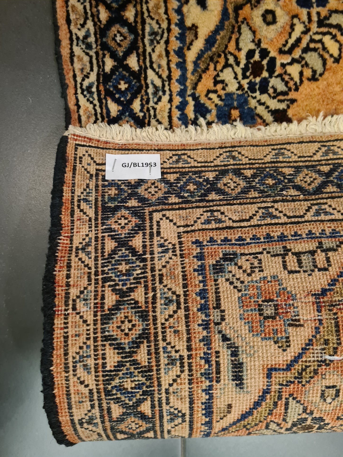 2er Set Orientteppich Perserteppich Handgeknüpfter Us Sarough 77x56cm