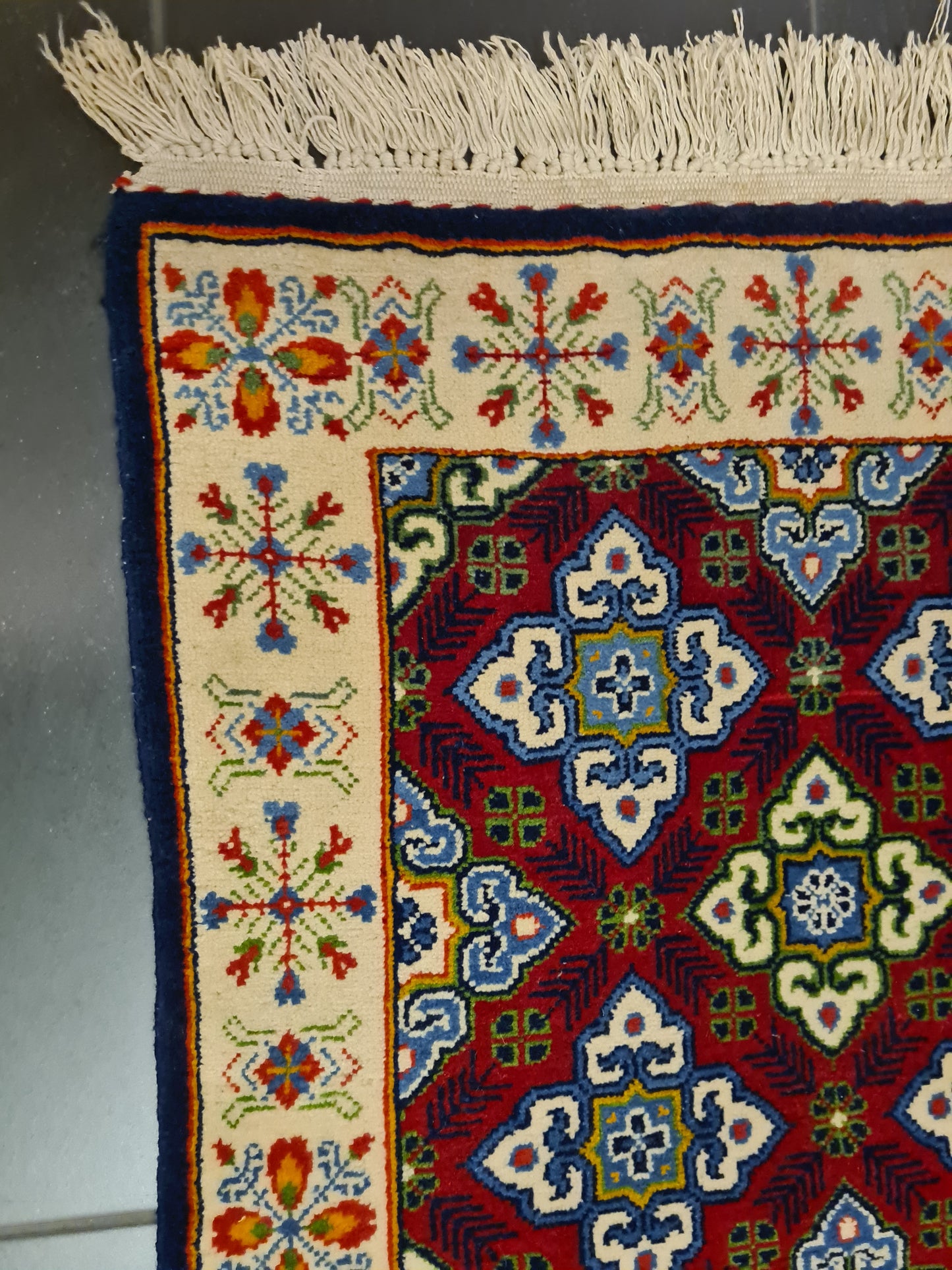 Perserteppich Orientteppich Handgeknüpfter Teppich Ghoum 103x63cm