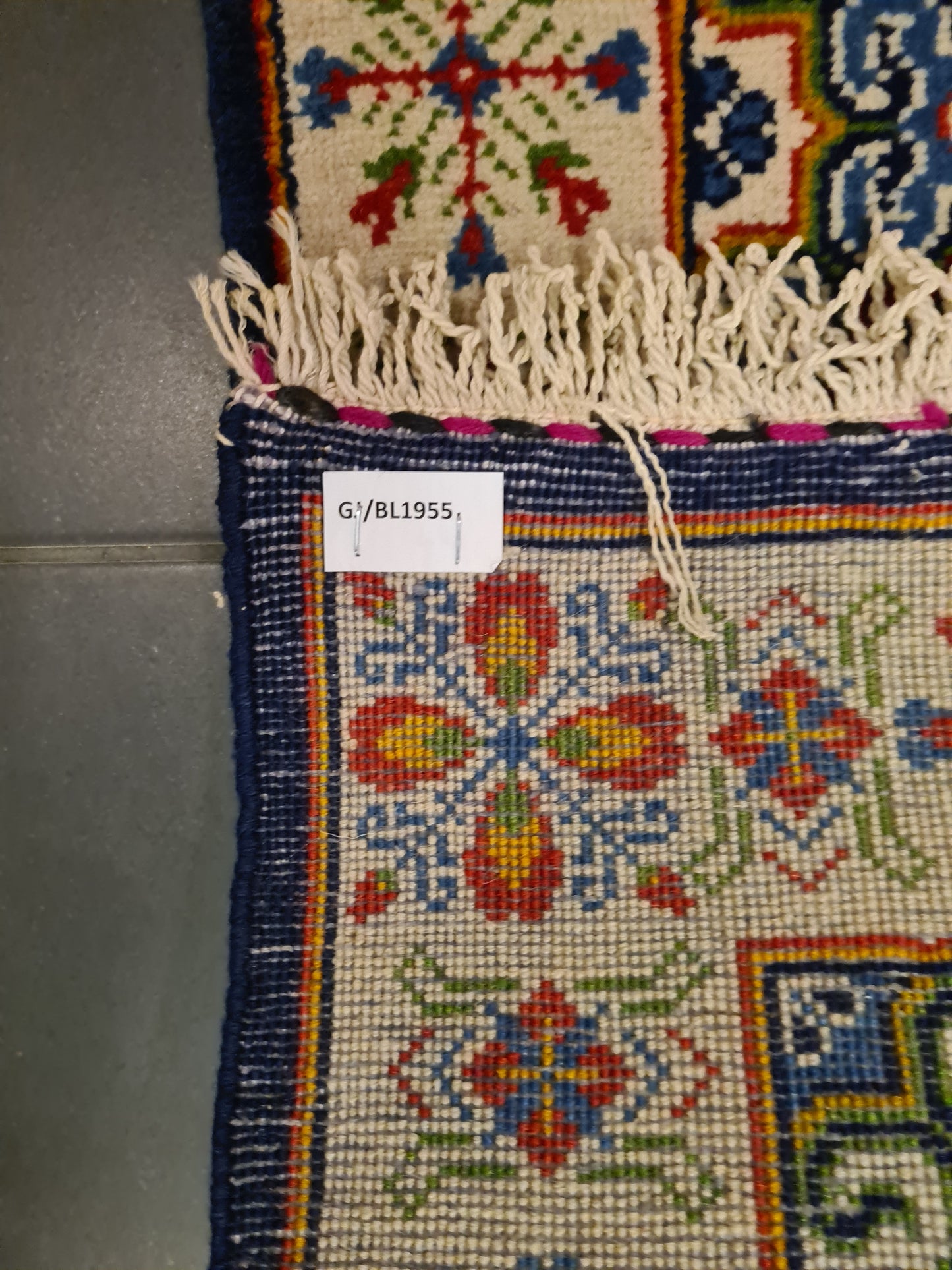 Perserteppich Orientteppich Handgeknüpfter Teppich Ghoum 103x63cm