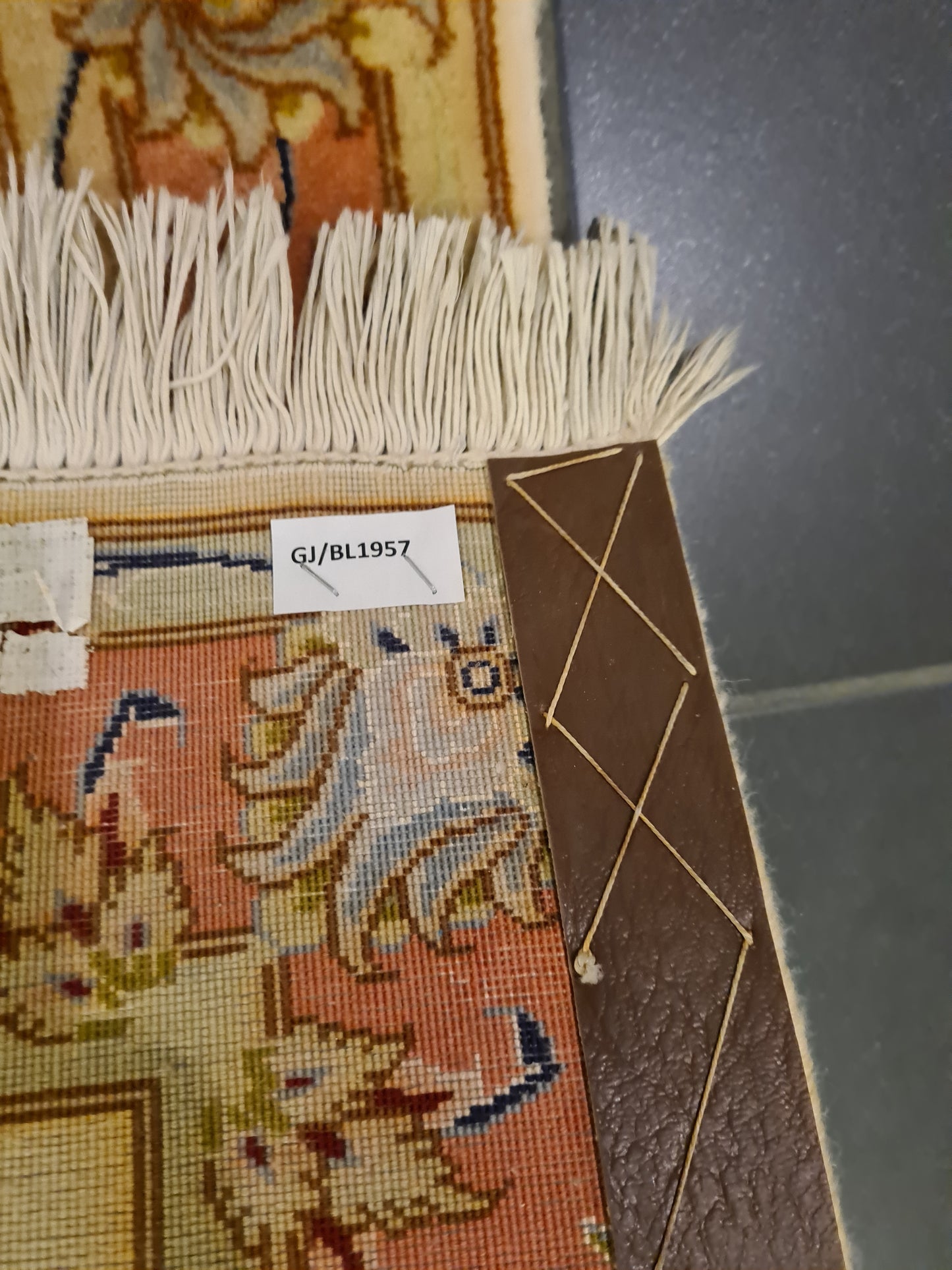 Perser Teppich Täbris 50 Raj Handgeknüpfter Seidenteppich 125x75cm