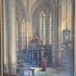 Theodor Groll (1857-1913) Ölgemälde Interior Kölner Dom 1888 93x73cm