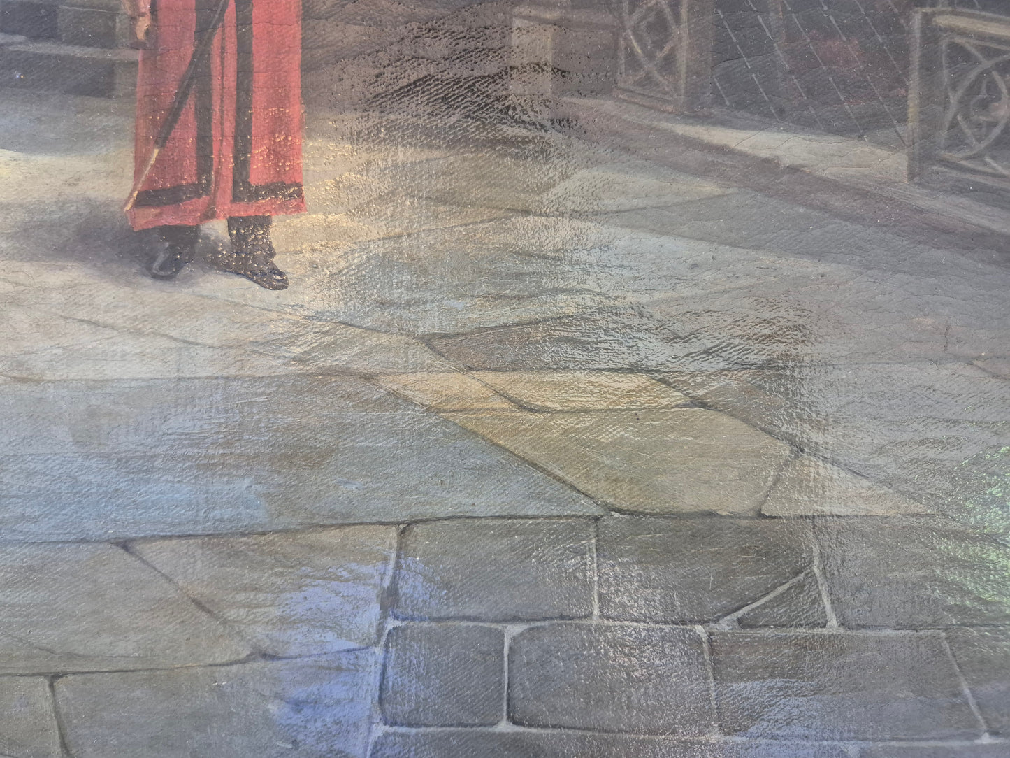 Theodor Groll (1857-1913) Ölgemälde Interior Kölner Dom 1888 93x73cm