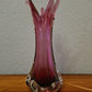 Violette Vase Muranoglas Fratelli Toso 1970er Sammlerglas 31cm
