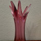 Violette Vase Muranoglas Fratelli Toso 1970er Sammlerglas 31cm