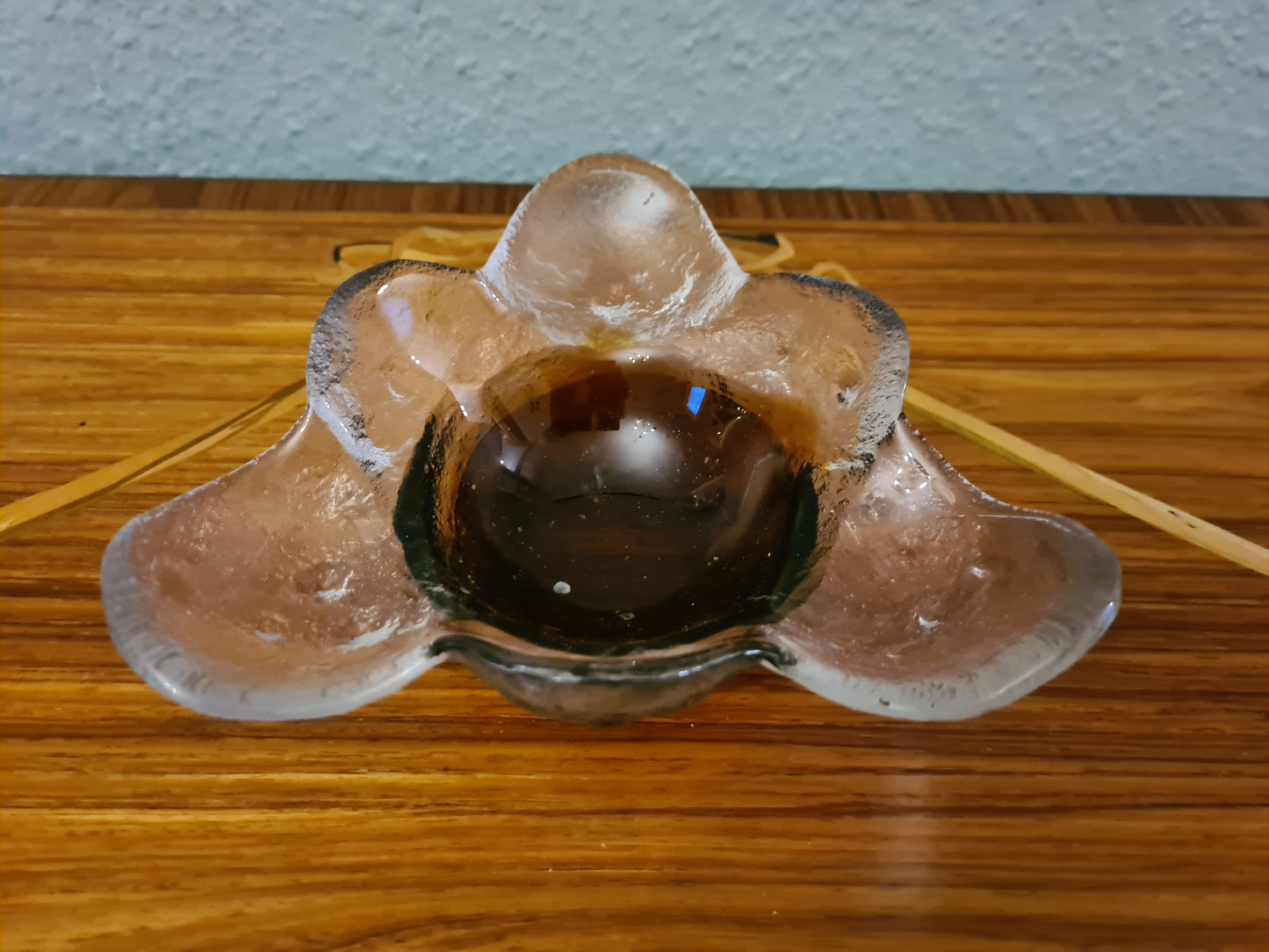 Mid Century Humppila Glasschale von Pertti Santalahti 17cm