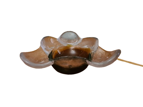 Mid Century Humppila Glasschale von Pertti Santalahti 17cm