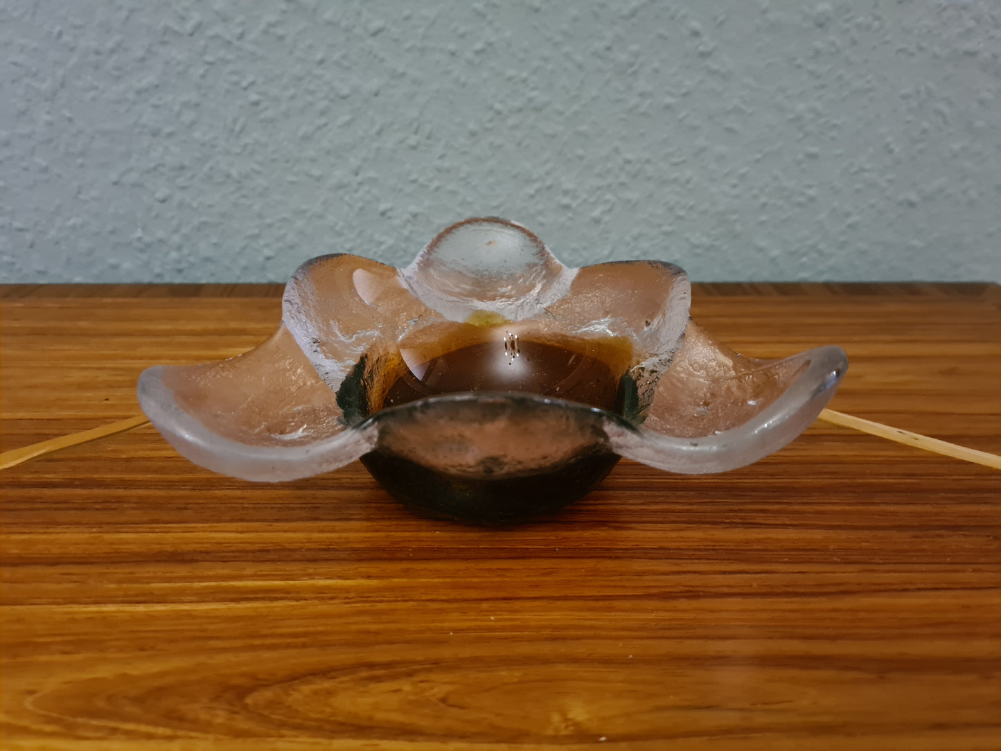 Mid Century Humppila Glasschale von Pertti Santalahti 17cm