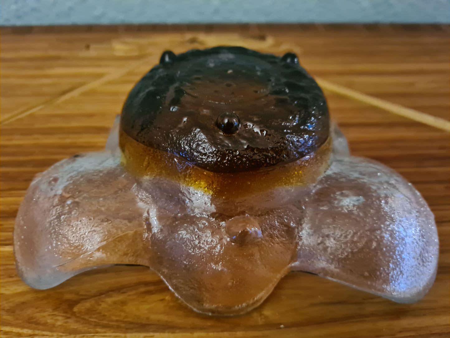 Mid Century Humppila Glasschale von Pertti Santalahti 17cm