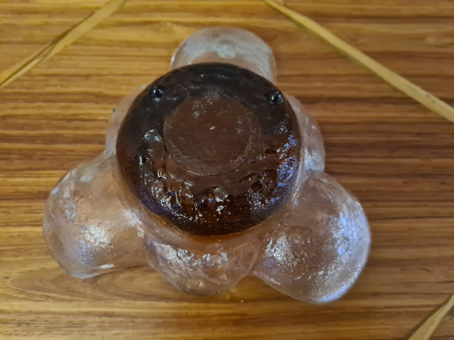 Mid Century Humppila Glasschale von Pertti Santalahti 17cm