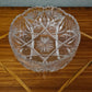 Obstschale Anbietschale Antik Glas Sternschliff Kristallglas 20cm
