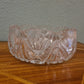 Obstschale Anbietschale Antik Glas Sternschliff Kristallglas 20cm