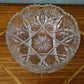 Obstschale Anbietschale Antik Glas Sternschliff Kristallglas 20cm