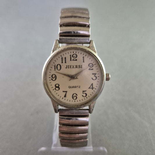 Schlichte JIEERSI Damenarmbanduhr – Praktisch mit Flexband