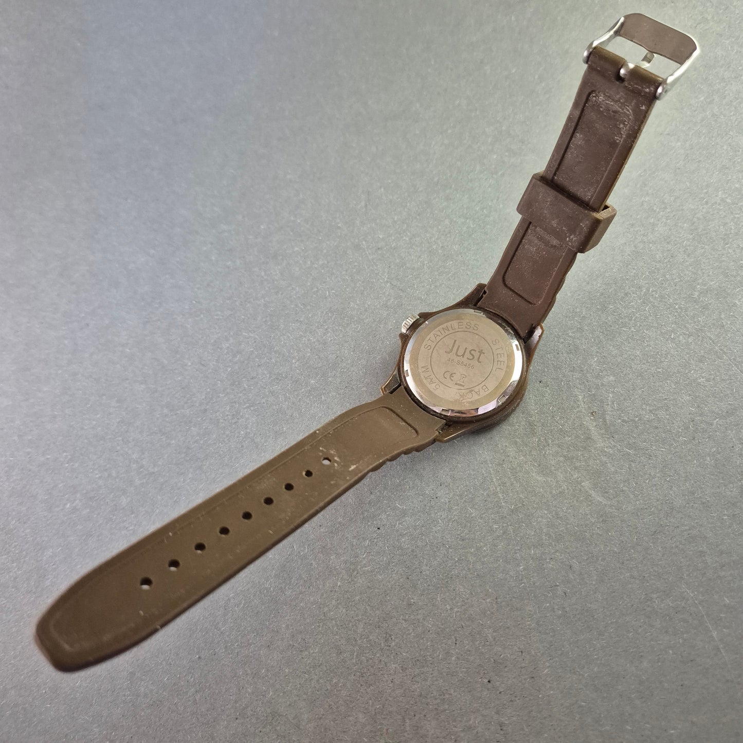 Sportliche Just Damenarmband Uhr – Braun mit Datumsanzeige