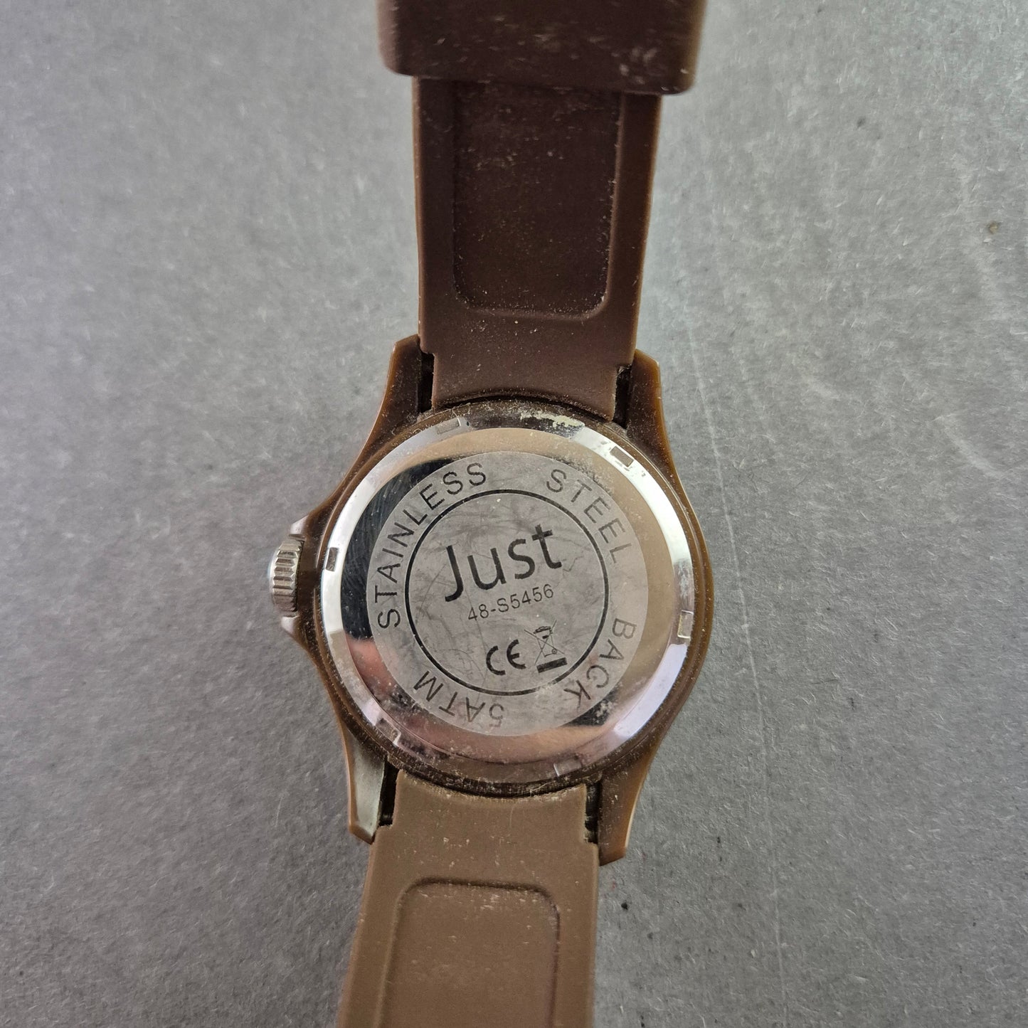 Sportliche Just Damenarmband Uhr – Braun mit Datumsanzeige