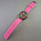 SBAO Quarz Uhr mit buntem Zifferblatt – Verspielt & auffällig in Pink