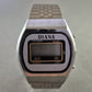 Vintage Diana Digital Quarz Uhr – Retro-Charme im Edelstahlgehäuse