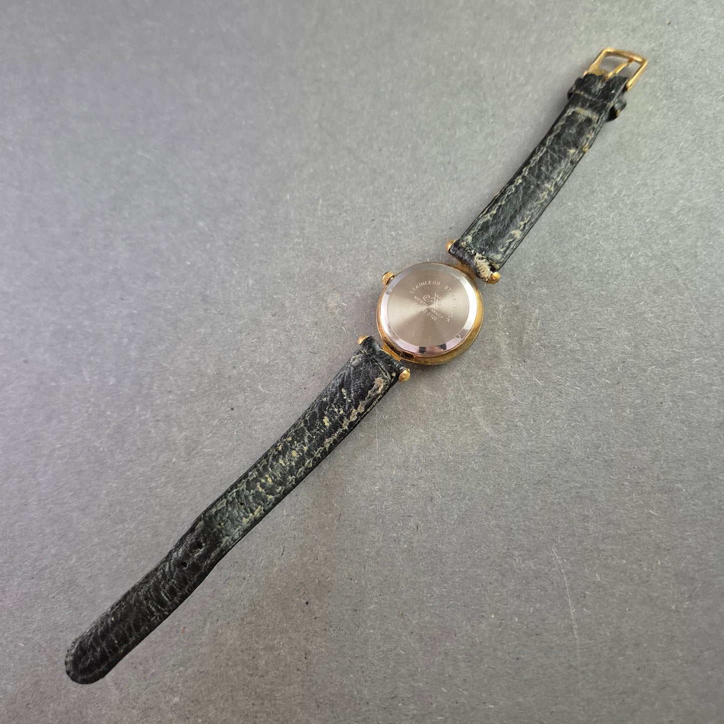 Klassische Meister Anker Quarz Uhr – Goldene Eleganz im Mini-Format