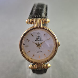 Klassische Meister Anker Quarz Uhr – Goldene Eleganz im Mini-Format