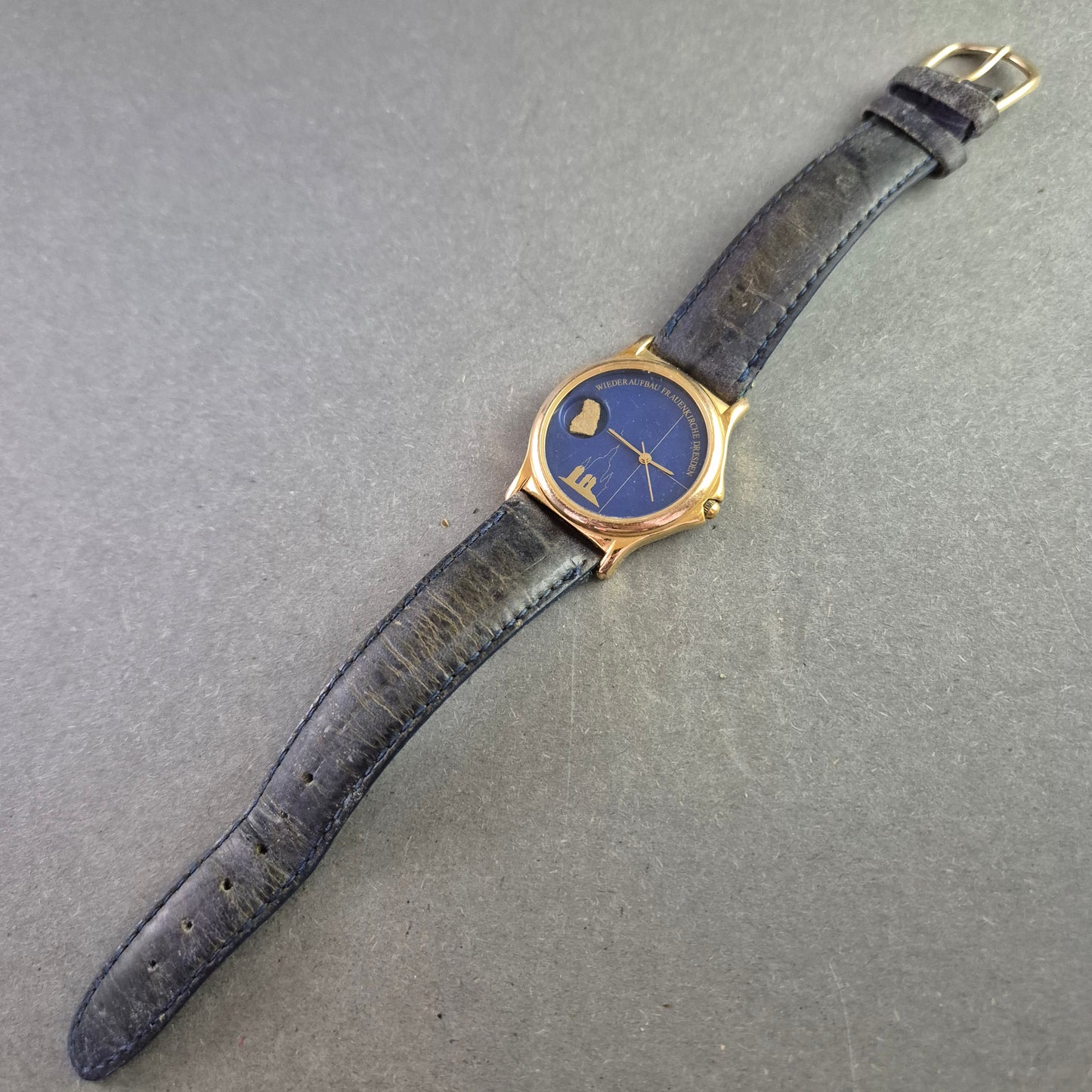 Sonderedition Frauenkirche Dresden – Quarz Uhr mit Originalstein