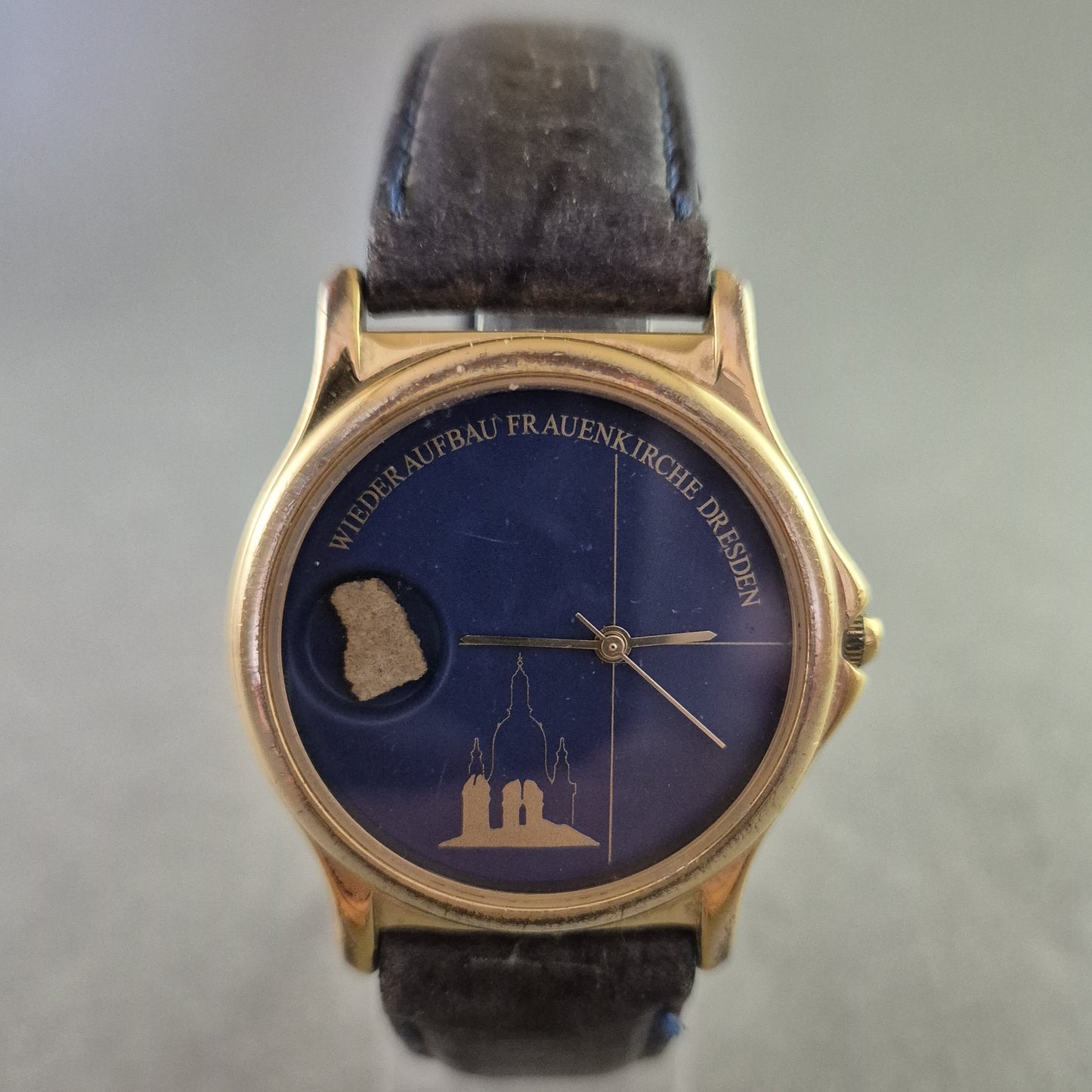 Sonderedition Frauenkirche Dresden – Quarz Uhr mit Originalstein