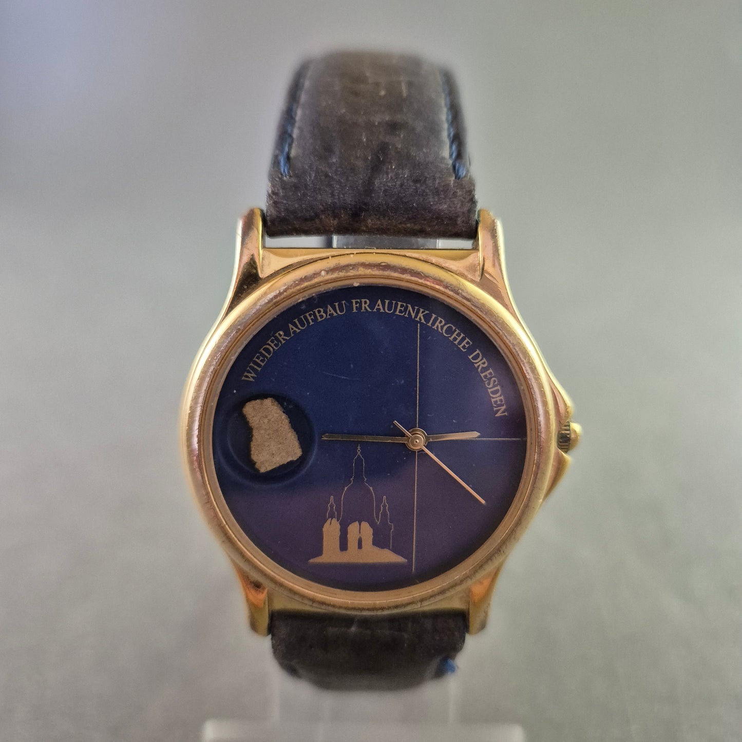 Sonderedition Frauenkirche Dresden – Quarz Uhr mit Originalstein