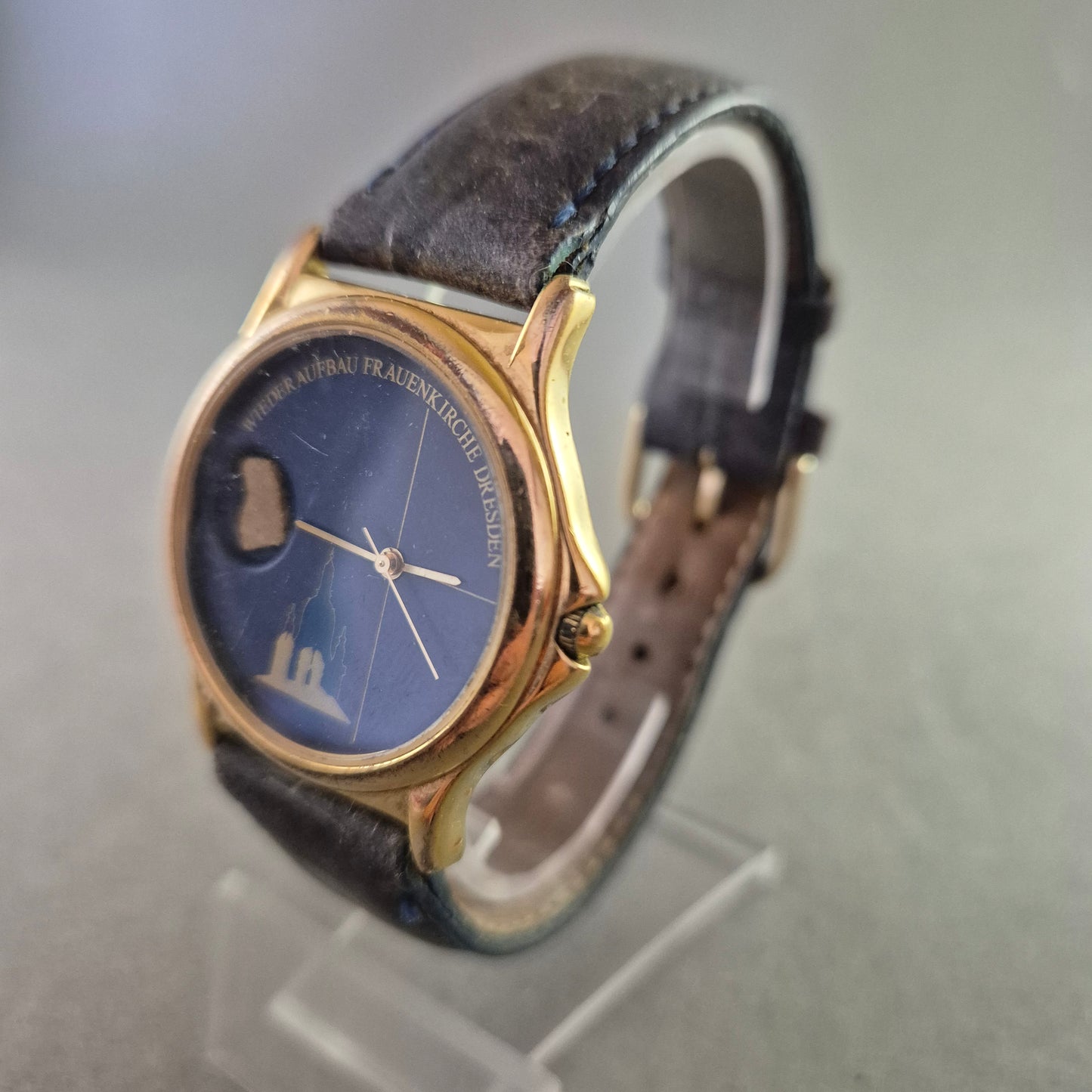 Sonderedition Frauenkirche Dresden – Quarz Uhr mit Originalstein