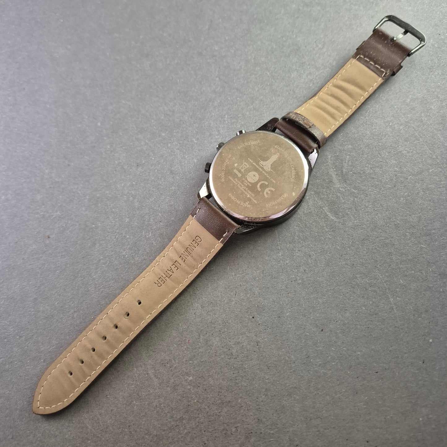 Alexander Brixham Herrenarmband Uhr Chronograph Design Tachymeter