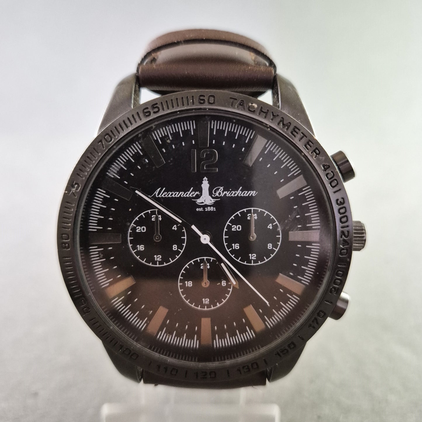 Alexander Brixham Herrenarmband Uhr Chronograph Design Tachymeter