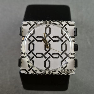 Kreative S.T.A.M.P.S Damenarmbanduhr – Modernes Musterdesign