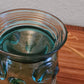 Berkemeyer Studioglas Signiert 1980 Sammler Glas Blau 16x14cm
