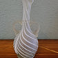 Antike Sammlervase Henkelvase Glas Vase Signiert 1980 21x9cm