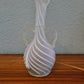 Antike Sammlervase Henkelvase Glas Vase Signiert 1980 21x9cm