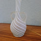 Antike Sammlervase Henkelvase Glas Vase Signiert 1980 21x9cm