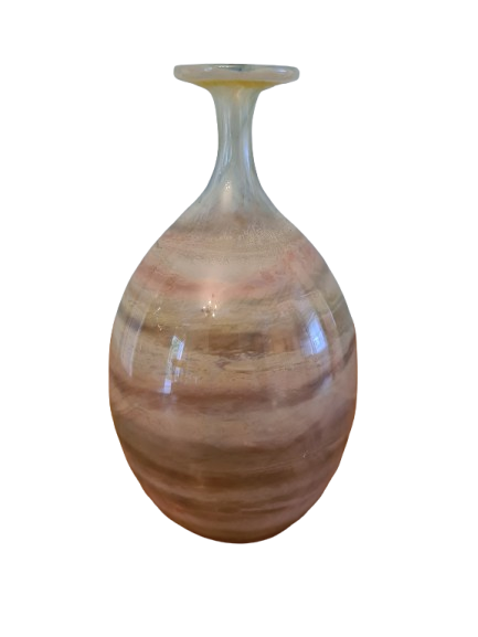 GLASBLÄSEREI SCHMID Signiert 1981 Vase Sammlerglas 15x7cm